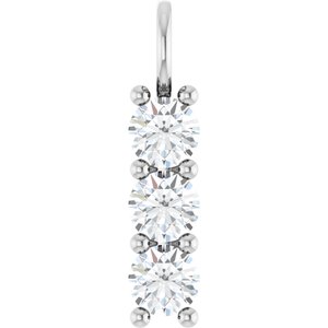 Continuum Sterling Silver 5.5 mm Round Pendant Mounting