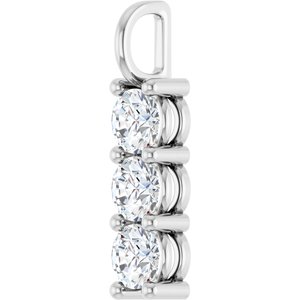 Continuum Sterling Silver 5.5 mm Round Pendant Mounting – image 3