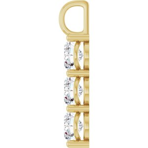 10K Yellow Gold 10x8 mm Oval Pendant Mounting – image 5