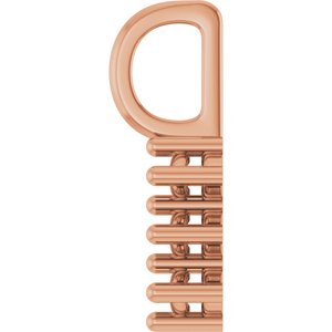 10K Rose Gold 4.5x2.5 mm Marquise Pendant Mounting – image 6