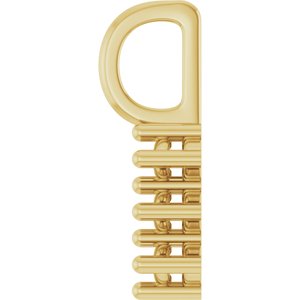 18K Yellow Gold 4.5x2.5 mm Marquise Pendant Mounting – image 6
