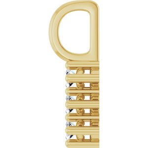 10K Yellow Gold 4.5x2.5 mm Marquise Pendant Mounting – image 5