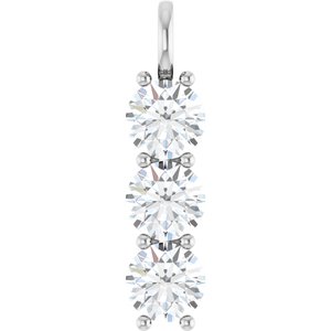 Sterling Silver 10 mm Round Pendant Mounting