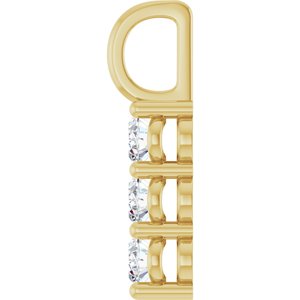 18K Yellow Gold 4.5x3.5 mm Oval Pendant Mounting – image 5