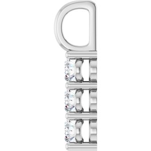 10K White Gold 4.5x3.5 mm Oval Pendant Mounting – image 5
