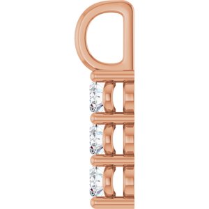 14K Rose Gold 4.5x3.5 mm Oval Pendant Mounting – image 5