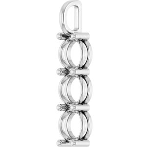 Sterling Silver 9 mm Round Pendant Mounting – image 4