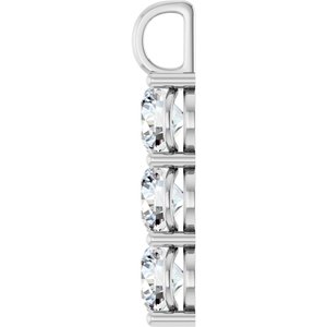 14K White Gold 9 mm Round Pendant Mounting – image 5