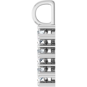 14K X1 White Gold 8.5x4.5 mm Marquise Pendant Mounting – image 5