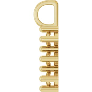10K Yellow Gold 8.5x4.5 mm Marquise Pendant Mounting – image 6