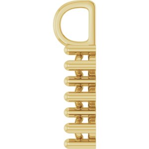 18K Yellow Gold 8x4 mm Marquise Pendant Mounting – image 6