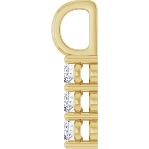 10K Yellow Gold 4x3 mm Oval Pendant Mounting – image 5