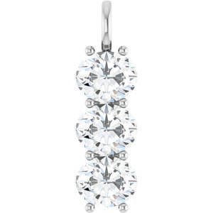 Platinum 12x10 mm Oval Pendant Mounting