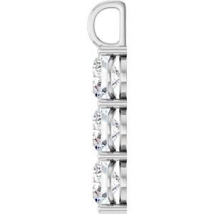Platinum 12x10 mm Oval Pendant Mounting – image 5