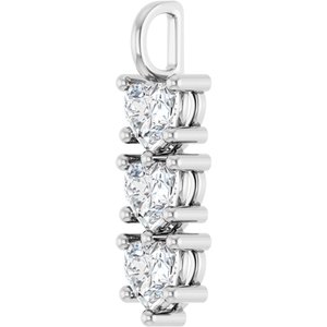 Sterling Silver 7x7 mm Heart Pendant Mounting – image 3