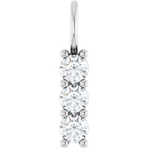 Platinum 3.5 mm Round Pendant Mounting