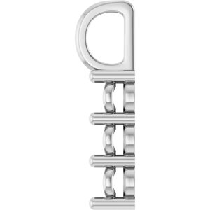 10K White Gold 3.5 mm Round Pendant Mounting – image 6