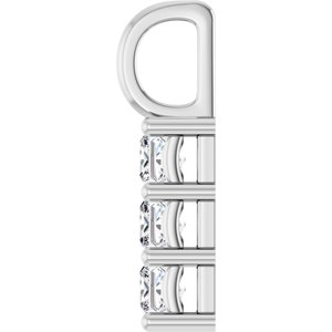 10K White Gold 3.25x3.25 mm Square Pendant Mounting – image 5