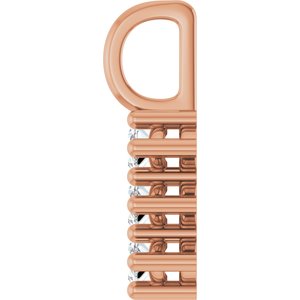 10K Rose Gold 5x3 mm Marquise Pendant Mounting – image 5