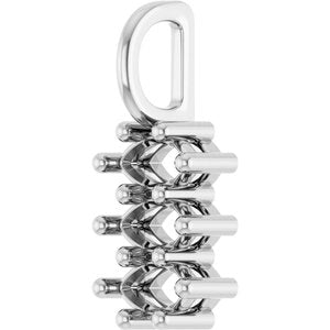 Sterling Silver 5x3 mm Marquise Pendant Mounting – image 4