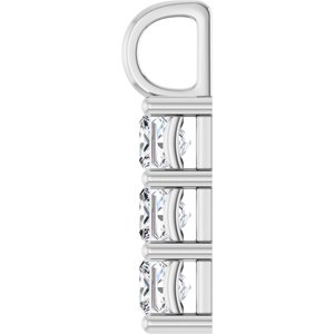 Sterling Silver 4.5x4.5 mm Square Pendant Mounting – image 5