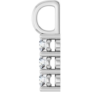 Sterling Silver 3 mm Round Pendant Mounting – image 5