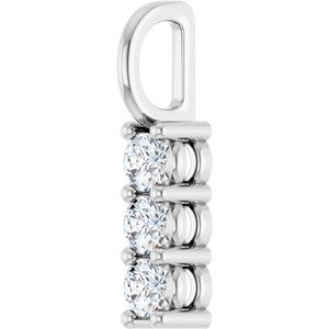Sterling Silver 3 mm Round Pendant Mounting – image 3