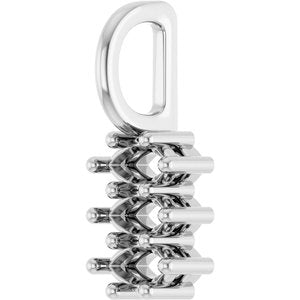 Sterling Silver 4.25x2.25 mm Marquise Pendant Mounting – image 4