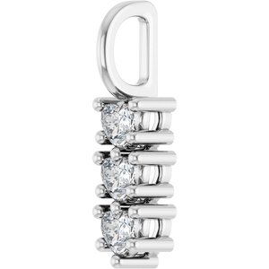 Continuum Sterling Silver 3x3 mm Heart Pendant Mounting – image 3