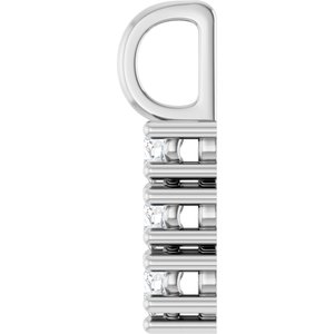Continuum Sterling Silver 3x3 mm Heart Pendant Mounting – image 5