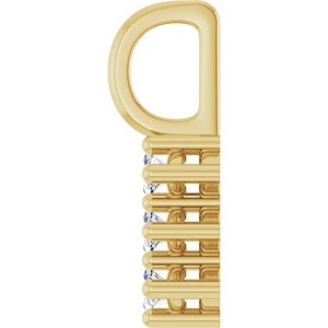18K Yellow Gold 5x2.5 mm Marquise Pendant Mounting – image 5