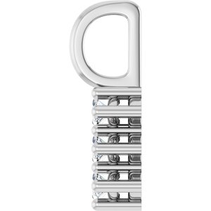 14K X1 White Gold 5x2.5 mm Marquise Pendant Mounting – image 5