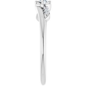 Platinum 3 mm Round Ring Mounting – image 7