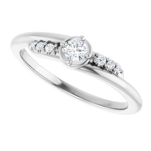 Platinum 3 mm Round Ring Mounting – image 8