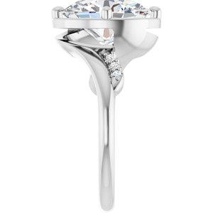 Continuum Sterling Silver 11x9 mm Oval Ring Mounting – image 7
