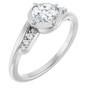 Platinum 5.5 mm Round Ring Mounting