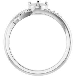 Platinum 4.4 mm Round Ring Mounting – image 4