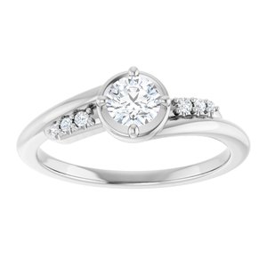 Platinum 4.4 mm Round Ring Mounting – image 5