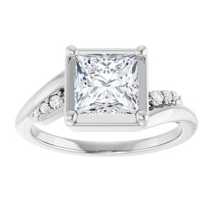 Platinum 6.5x6.5 mm Square Ring Mounting – image 5