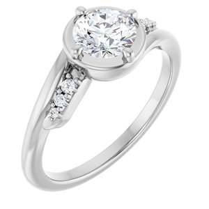 Platinum 5.8 mm Round Ring Mounting