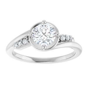 Platinum 5.8 mm Round Ring Mounting – image 5