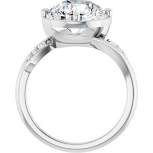 Continuum Sterling Silver 10 mm Round Ring Mounting – image 3