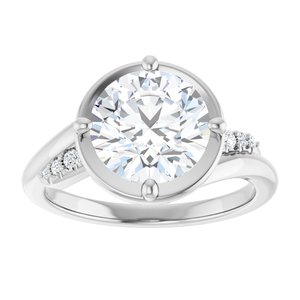 Platinum 8.8 mm Round Ring Mounting – image 5