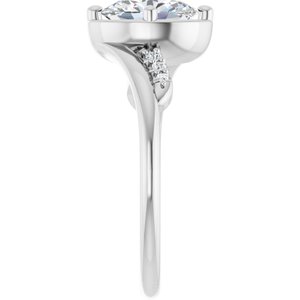 Continuum Sterling Silver 8x6 mm Oval Ring Mounting – image 7