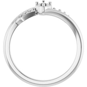 18K White Gold 5x3 mm Marquise Ring Mounting – image 4