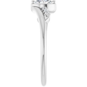 Platinum 5x3 mm Marquise Ring Mounting – image 7