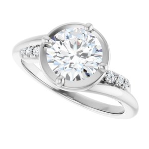 Platinum 7.4 mm Round Ring Mounting – image 8