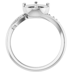 Platinum 7.4 mm Round Ring Mounting – image 4