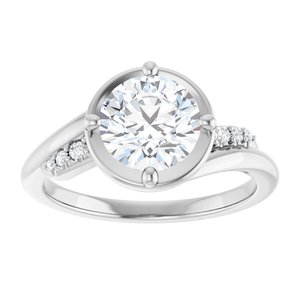 Platinum 7.4 mm Round Ring Mounting – image 5