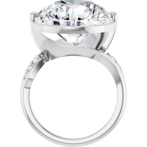 Platinum 15 mm Round Ring Mounting – image 3